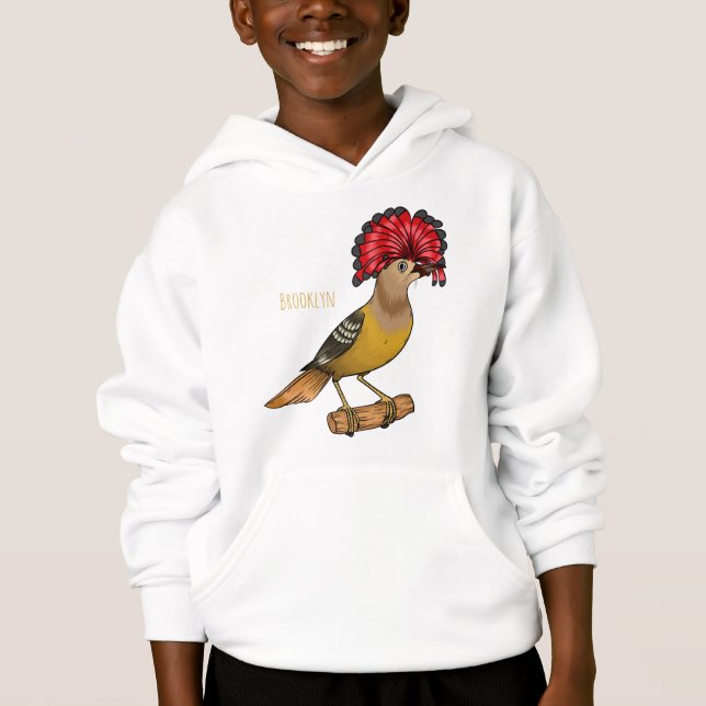 Royal flycatcher bird cartoon illustration (Frente)