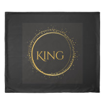 Royal Gold KING Círculo Premium Preto Tamanho King