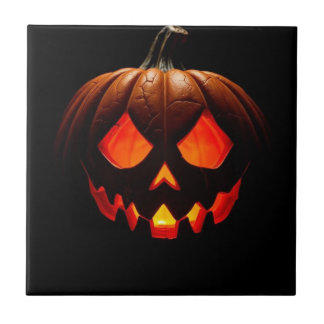 Royal Jack-O-Lantern Halloween Ceramic Tile