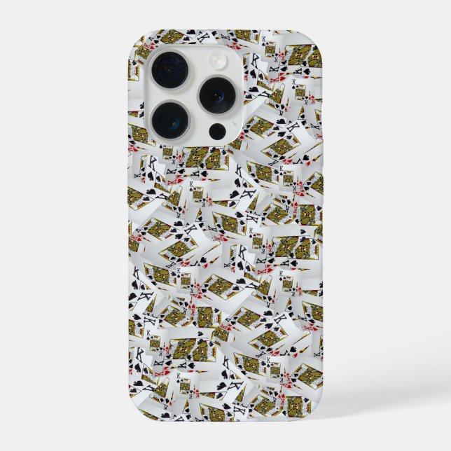 "Royal Layer: A Stack of Kings Poker Cards" (Verso)