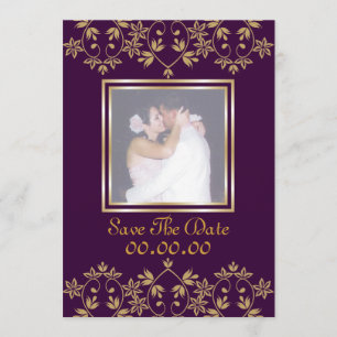 Royal Luxurious Salve A Data Dos Convites Fotográf