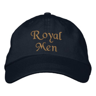 Royal Men Custom text Na moda Boné Handsome Hat