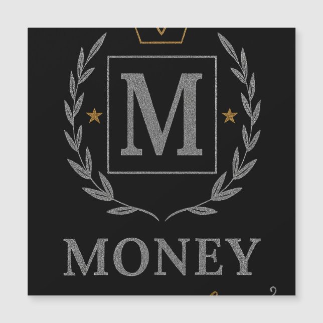 "Royal NMKY Emblem – Monogram M Crest Design" (Frente)