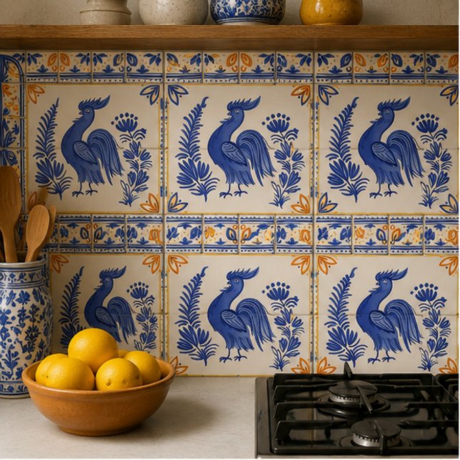 Royal Peacock Bird and Floral Mediterranean (Criador carregado)