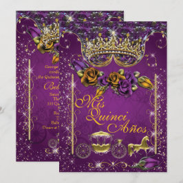 Royal Quinceañera e Sweet 16 Convites de festas