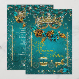 Royal Quinceañera e Sweet 16 Convites de festas