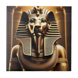 **"Royal Roar: O Leão Faraó Ouro"**