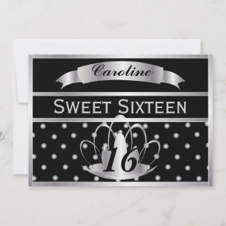 Royal Tiara Sweet 16 - Personalizar Convite