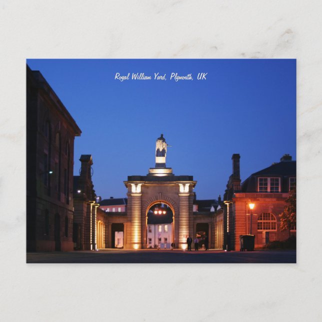 Royal William Yard, cartão postal Plymouth (Frente)