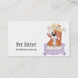 Royalty Kitty, Cartões de visitas de Amarra de Gat