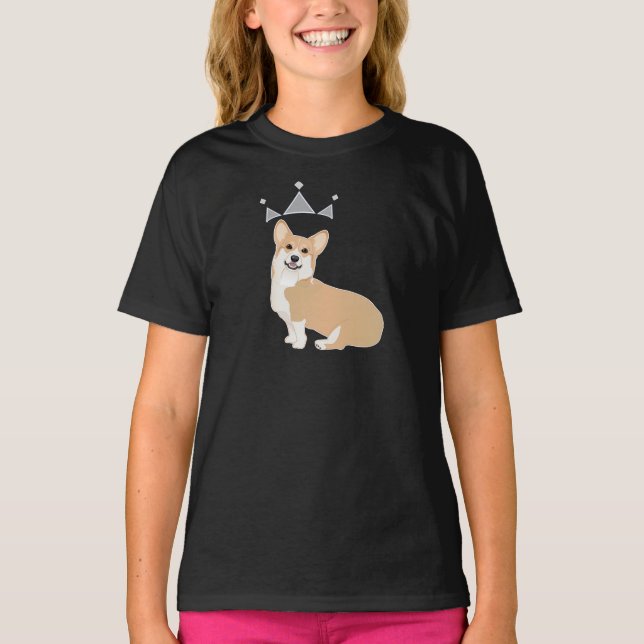 Royalty Pembroke Corgi! Camiseta (Frente)