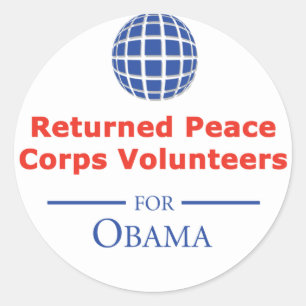 RPCVS para etiquetas de Obama