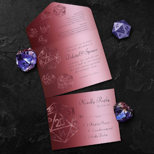 RPG Luxe Red Sheen Tabletop Roleplayer Dice