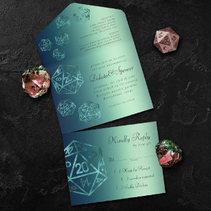 RPG Luxe   Teal Sheen Fantasy Tabletop Gamer Dice