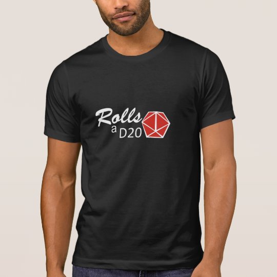 RPG - Rolls a D20 Camiseta