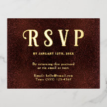 RSVP Autodirigido Vintage Burgundy Vermelho Dourad