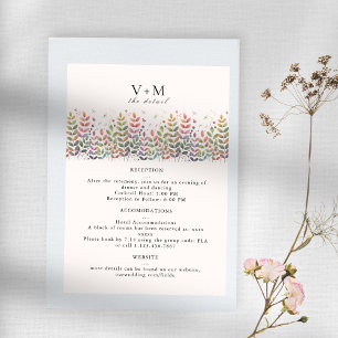 RSVP Autumn Garden Com Dragonflies Cartão Detalhado De 