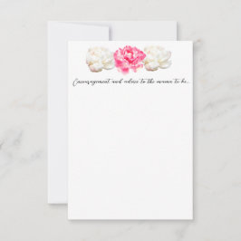 RSVP Baby In Bloom - Cartão de encorajamento e aconselh