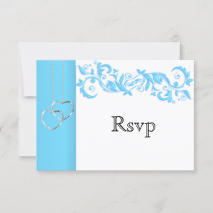RSVP Bebê Blue Floral Swirl and White