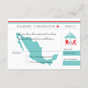RSVP Borning Pass para o México