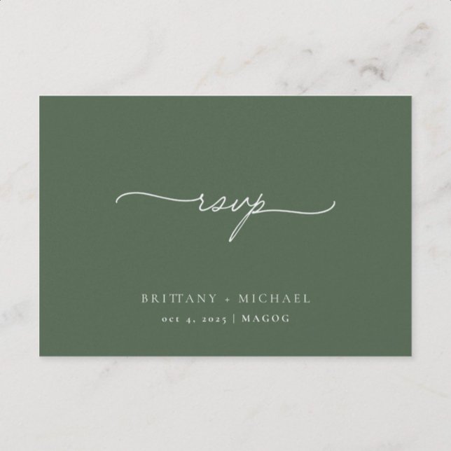 RSVP Card | English (Criador carregado)