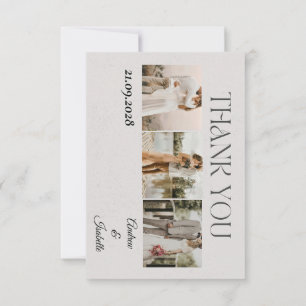 RSVP Cartão de agradecimento de casamento com foto de t