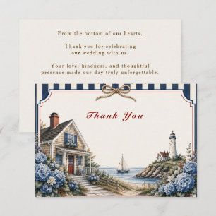 RSVP Cartão de Agradecimento de Casamento de Cottage Co