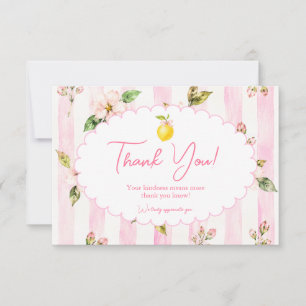 RSVP Cartão de Agradecimento para Chá de Noiva Floral P