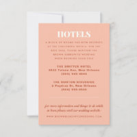 Cartão de Alojamento para Casamento Terrazzo Slab