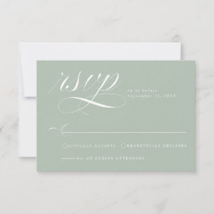 RSVP Cartão de Confirmação de Presença de Casamento com