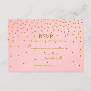 RSVP Cartão de Confirmação de Presença de Casamento Ros