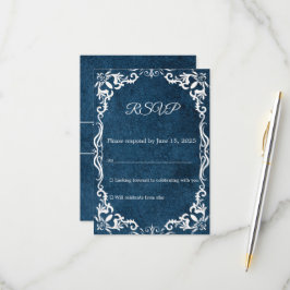 RSVP Cartão de Confirmação de Presença para Casamento c