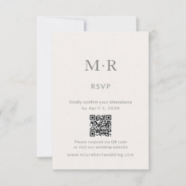 RSVP Cartão de Confirmação de Presença para Casamento Í