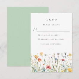 RSVP Cartão de Confirmação de Presença para Casamento n