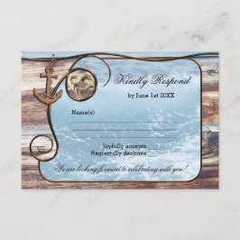 RSVP Cartão de Confirmação de Presença para Casamento R
