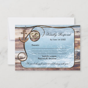RSVP Cartão de Confirmação de Presença para Casamento R