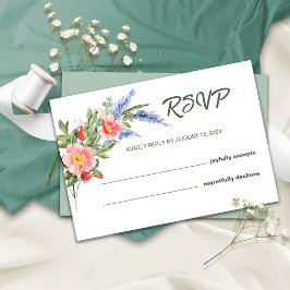 RSVP Cartão de Confirmação de Presença para Casamento R