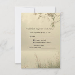 RSVP Cartão de Confirmação de Presença para Casamento R