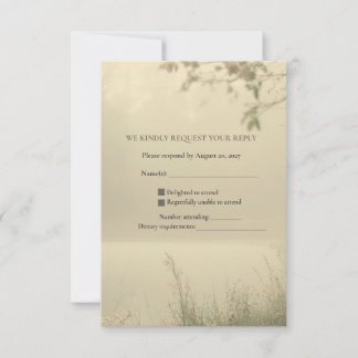 RSVP Cartão de Confirmação de Presença para Casamento R