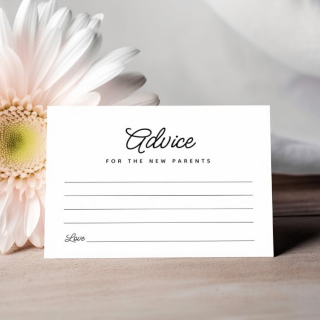 RSVP Cartão de Conselhos de Chá de fraldas de Novos Pai (Criador carregado)