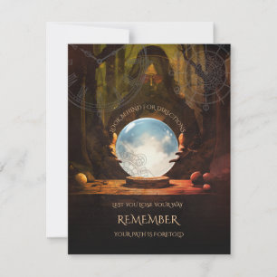 RSVP Cartão de Encaminhamento de Halloween do Fortune T