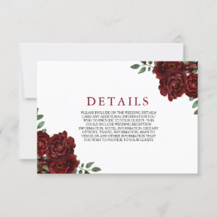 RSVP Cartão de Enclosure de Casamento Romântico Rosa Ve