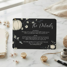 RSVP Cartão de Envio de Casamento Abóbora de Outono Pre