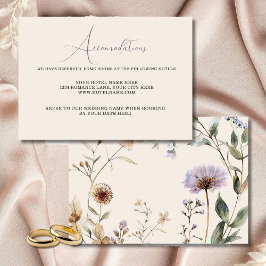 RSVP Cartão de Invólucro Floral de Flores Selvagens