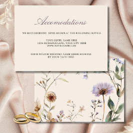 RSVP Cartão de Invólucro Floral de Flores Selvagens