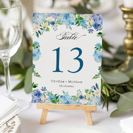 RSVP Cartão de Número de Tabela de Casamento Floral de