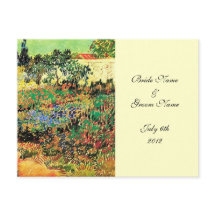 RSVP, cartão de resposta, van Gogh