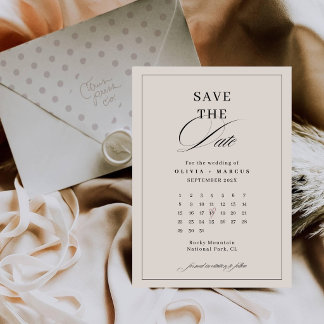 RSVP Cartão de Salvar a Data de Casamento com Monograma