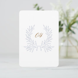 RSVP Cartão de Sinal de Casamento com Número Mínimo de 