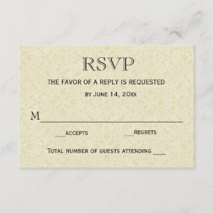 RSVP Cartão do casamento RSVP/Mary tradicional Joseph